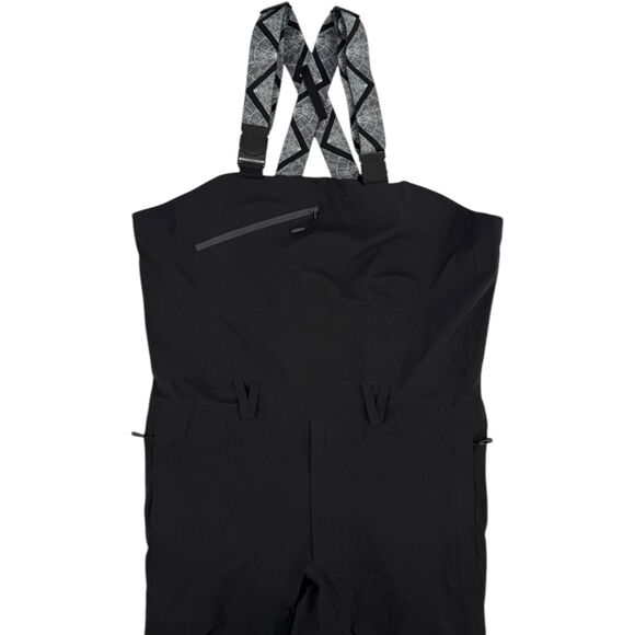 Outdoor Research x Arcade Men's Carbide Ski Snow Bibs Solid Black Medium - Picture 5 of 16